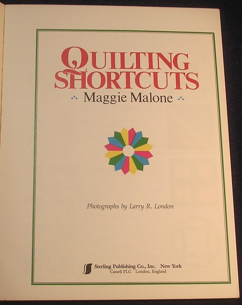 3 References, Molly Makes Patchwork, Quilting Shortcuts, Patchwork & Applique