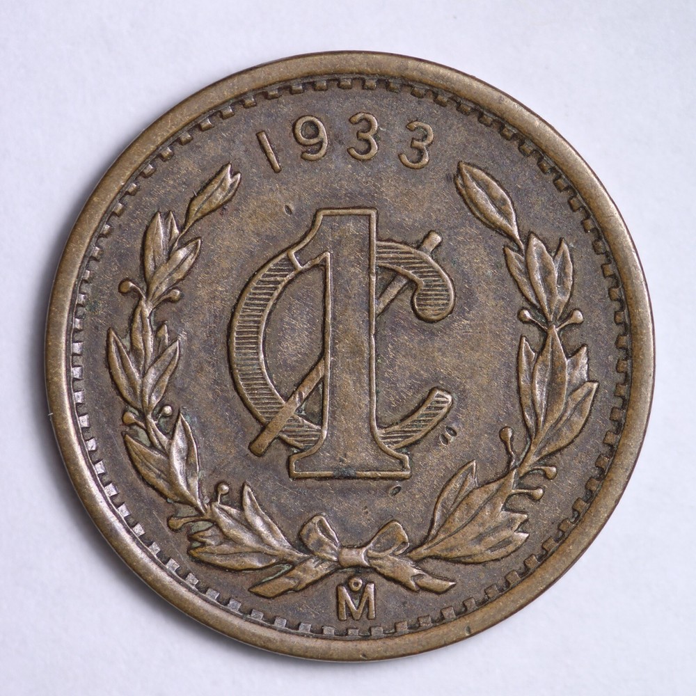 1933 Mexico 1 CENTAVO B204 JT