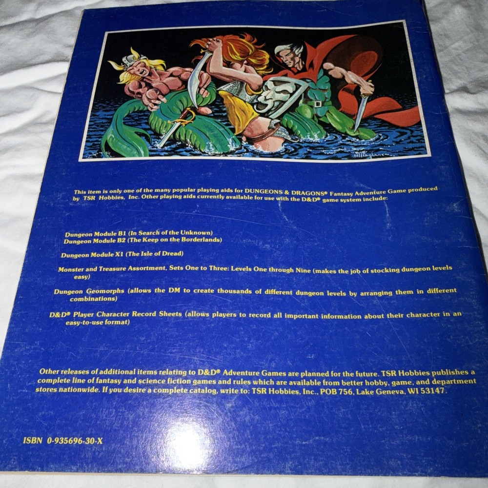 Advanced Dungeons and Dragons X1 Isle of Dread