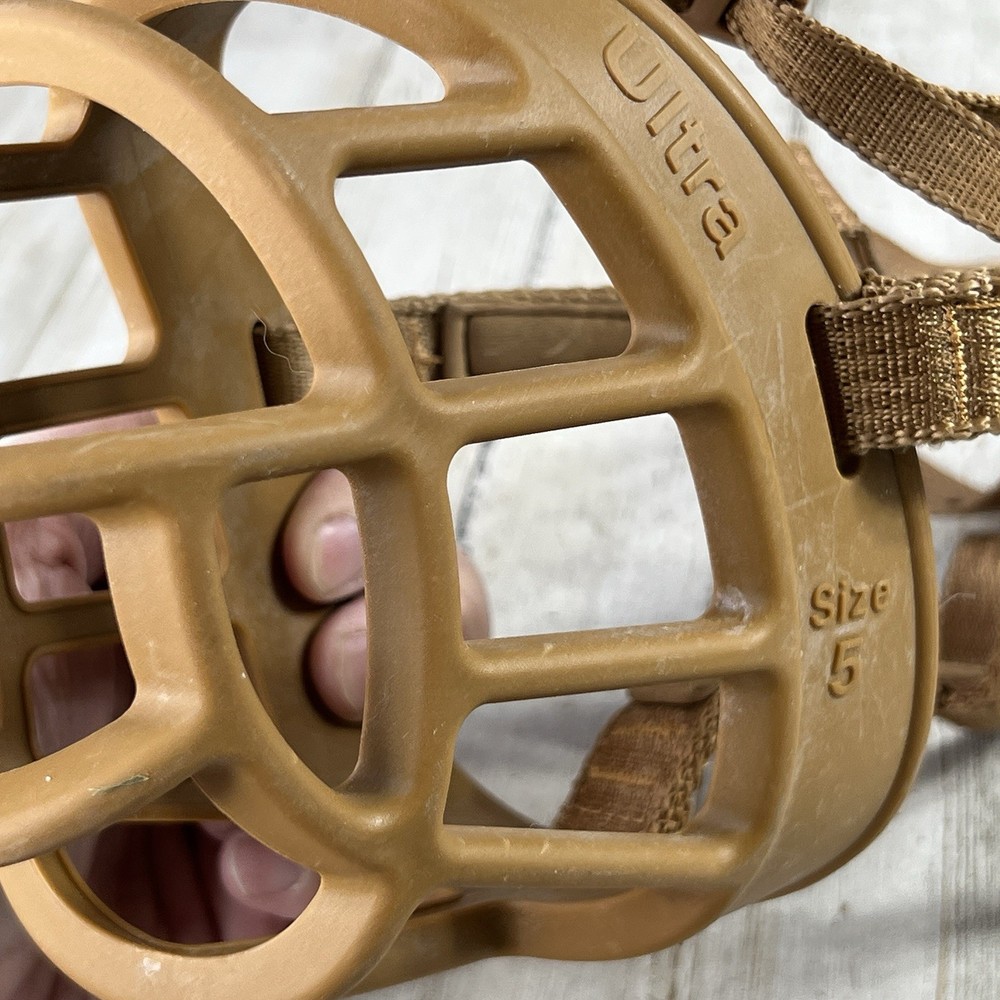 Baskerville Ultra Muzzle for Dogs, Size 5 - Brown