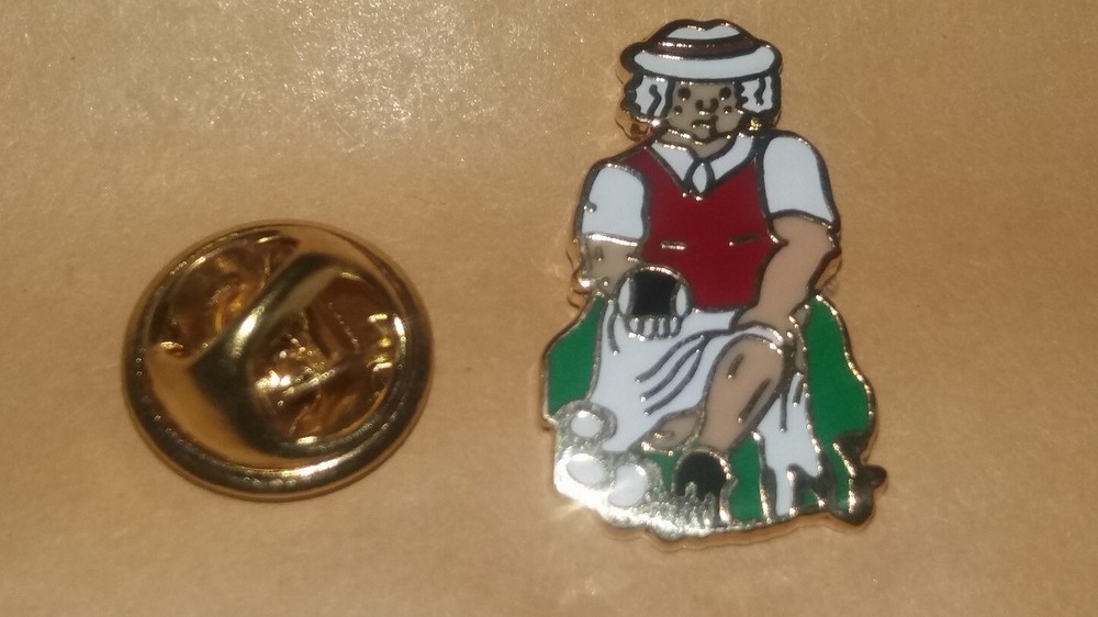 LADY BOWLER LAPEL BADGE BOWLS