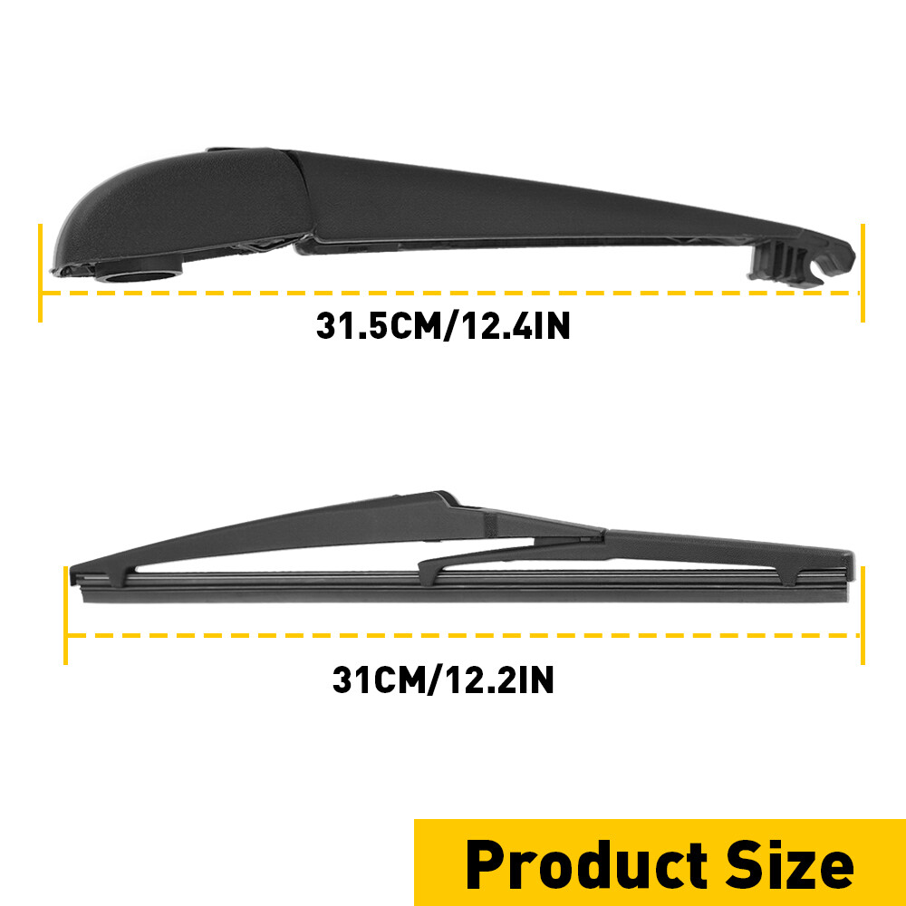 For 2011-2019 DODGE DURANGO Rear Windshield Wiper Arm & Blade Set Replacement