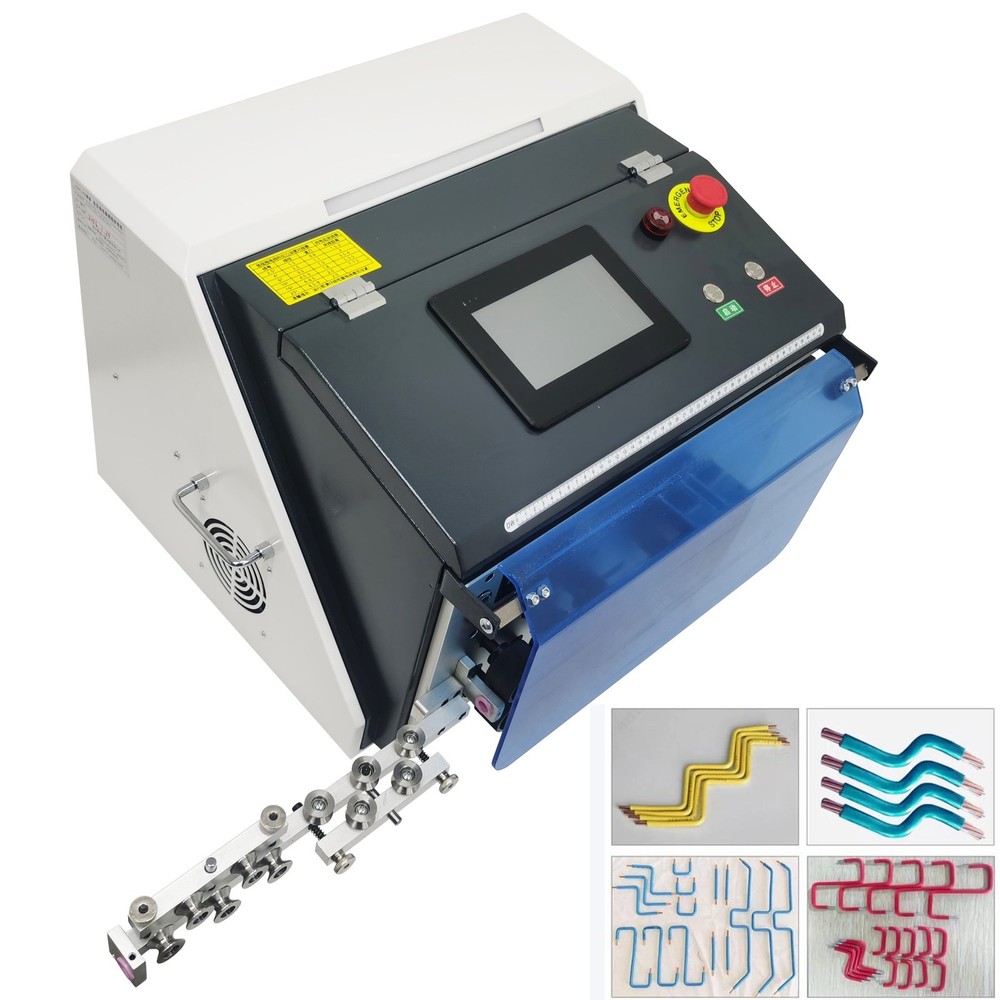 110V Fully Automatic Pneumatic Computer Wire Stripping Bending Machine