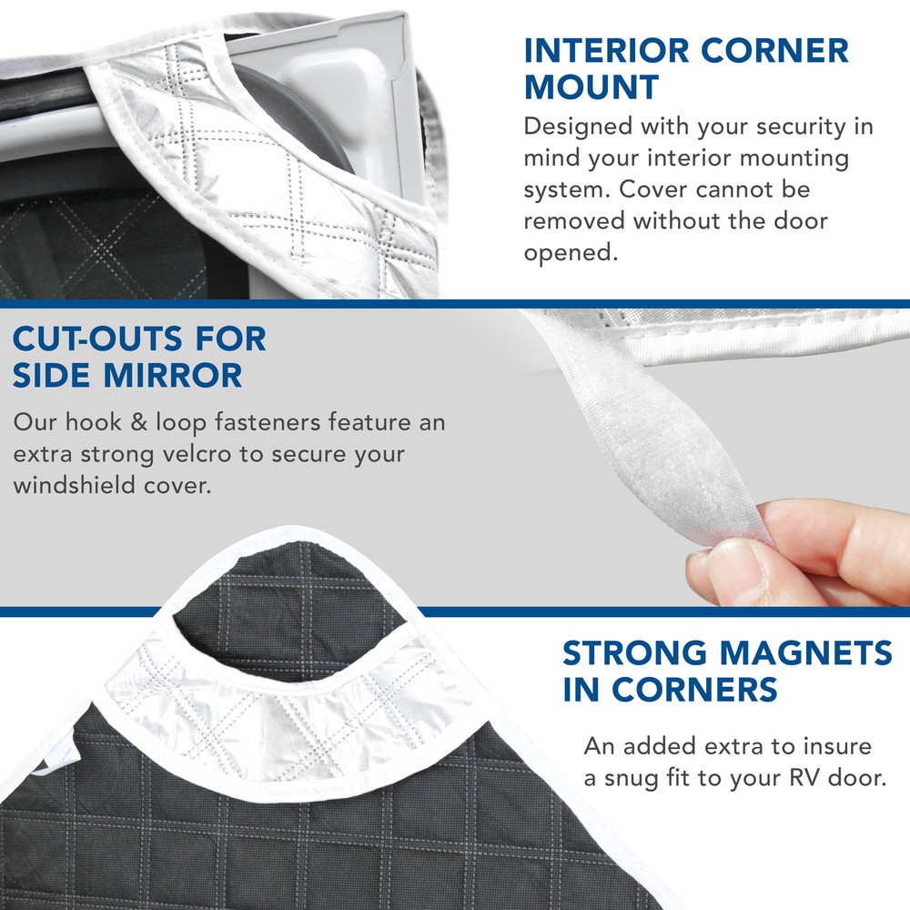 Leisure Coachworks RV Windshield Window Cover Class C Ford 1997-2021 4 Layers