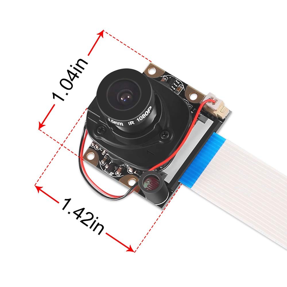 Camera Module Automatic IR-Cut Switching 5MP OV5647 1080p For Raspberry Pi 4 3