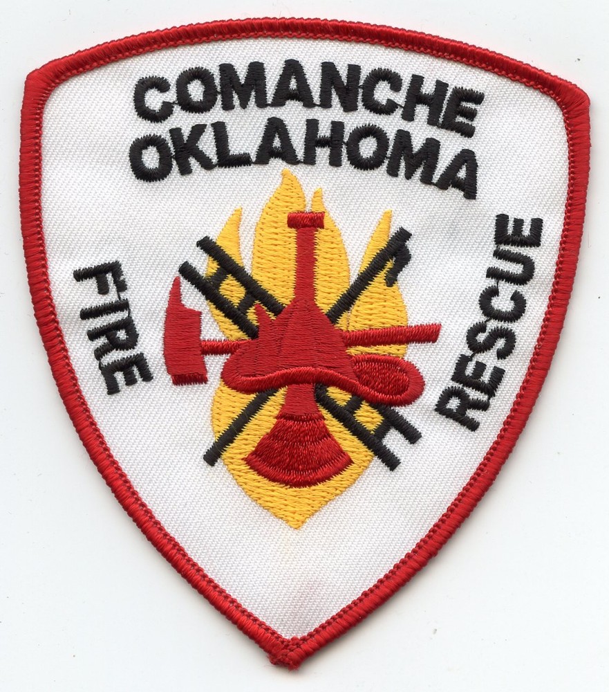 COMANCHE OKLAHOMA OK Fire Rescue FIRE PATCH