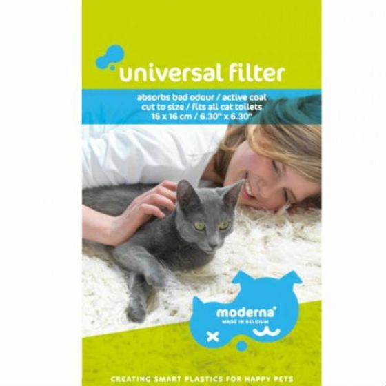 Moderna Universal Cat Litter Filter ~ 3 , 6 , 9 or 12 Packs ( 1 Filter per Pack)