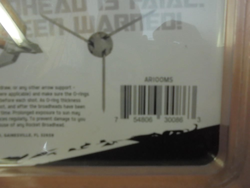 New in package Rocket Broadheads Meat Seeker 3-blade