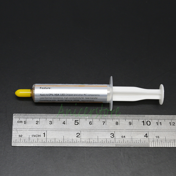 5x 5g Gold Silicone Compound Thermal Conductive Grease Paste CPU GPU LED Cooling