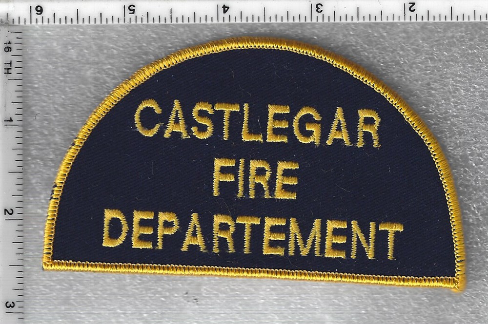 Castlegar Fire Department (British Columbia, Canada) Large Shoulder Patch