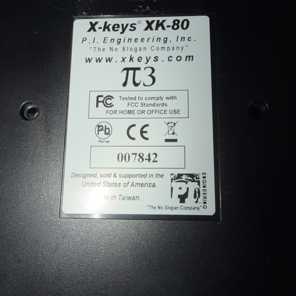 X-Keys XK-80 80-Keys USB Programmable Keyboard