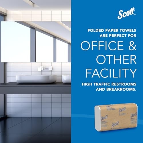 Scott Professional Essential C-Fold Folded 200 Count (Pack of 12), White