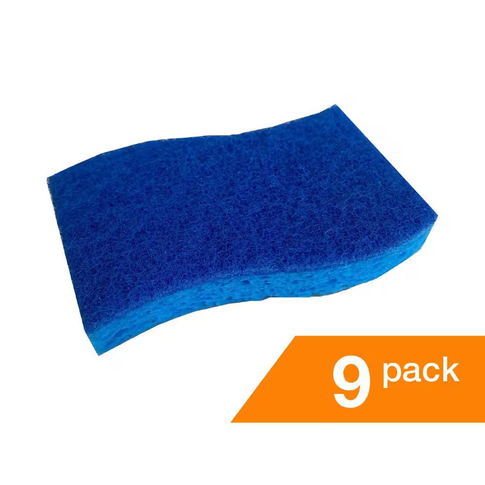 Non Scratch Scrub Sponges (9-Pack)
