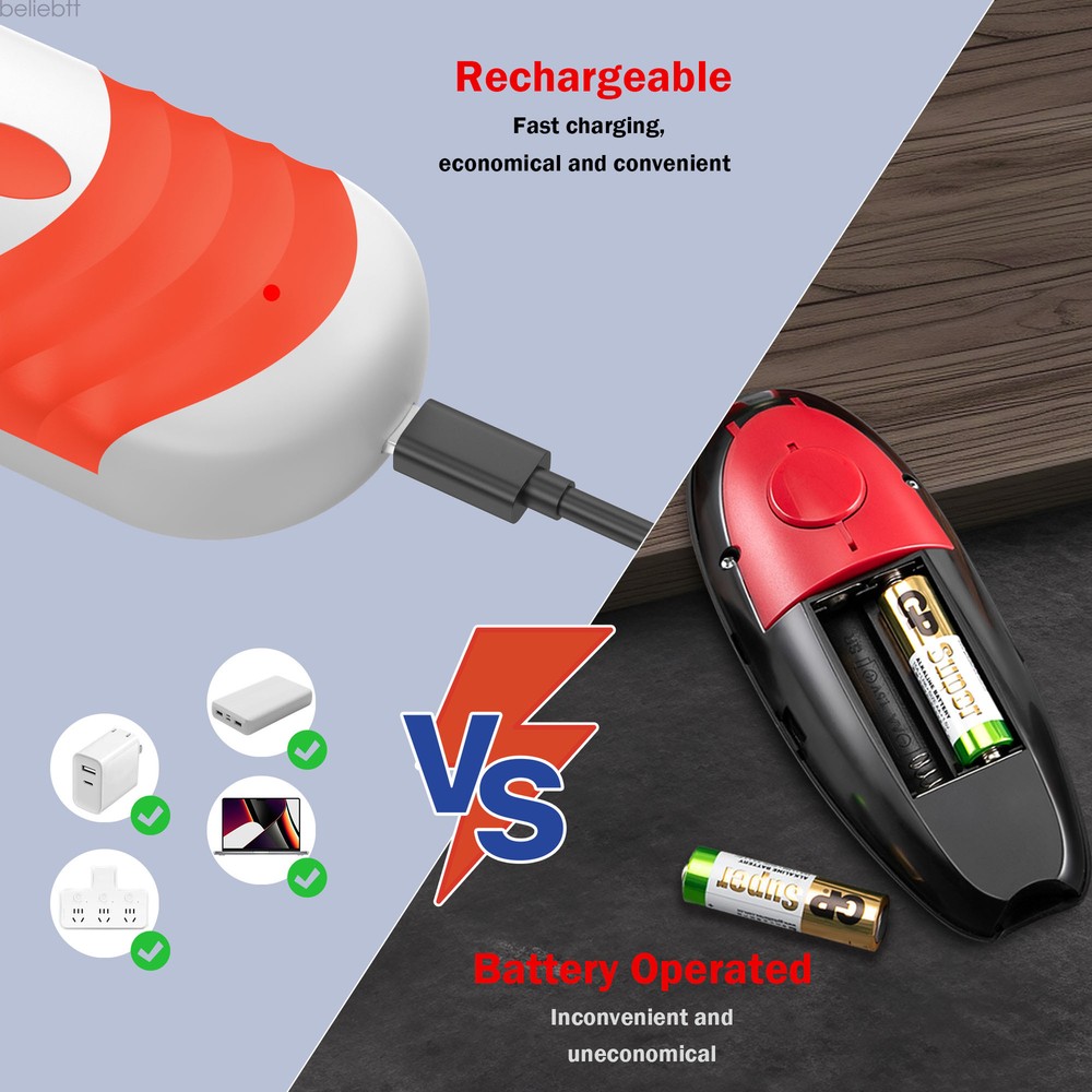 Hand Free One Touch Auto Can Opener Easy Open Any Can Sizes with Smooth Edge