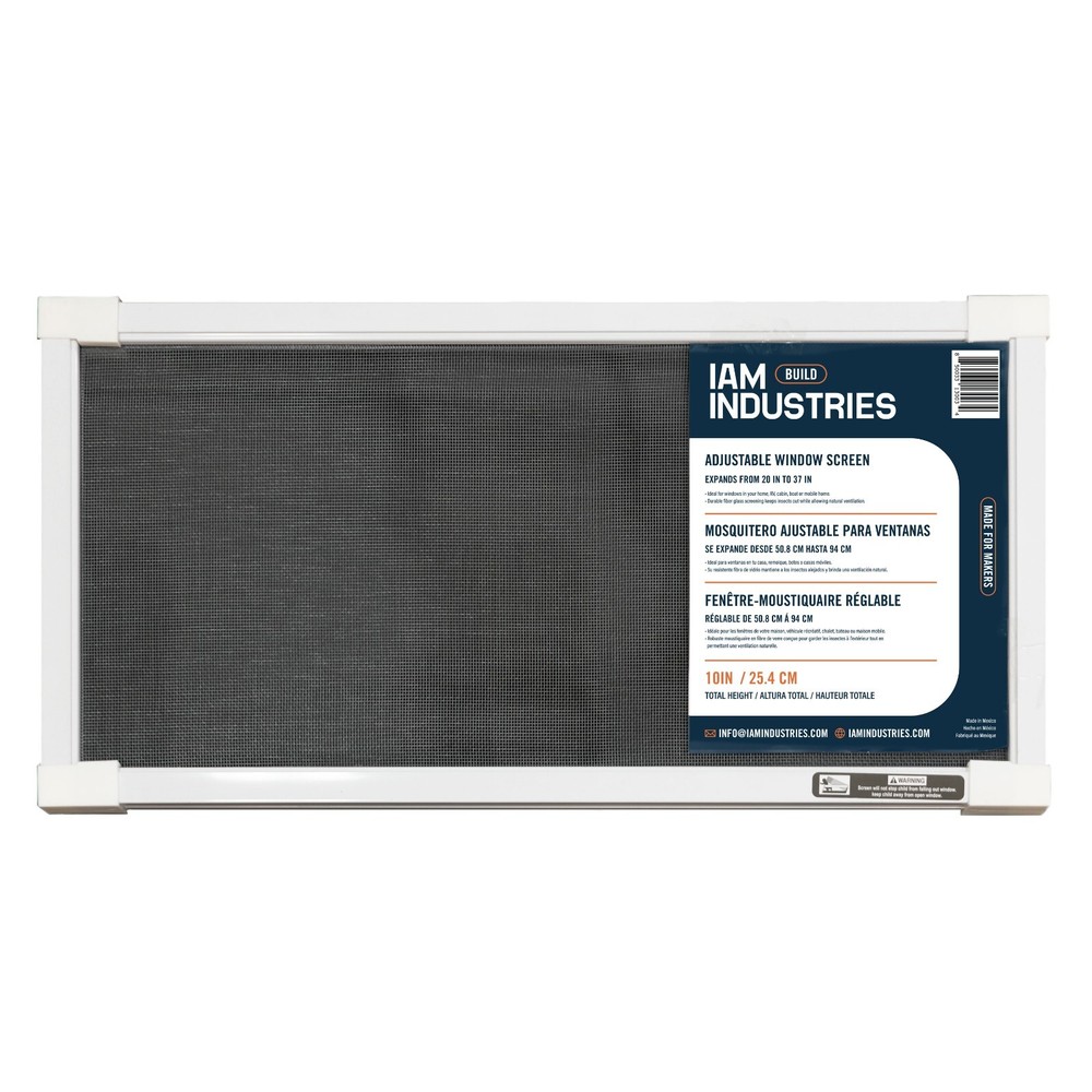 10" x 20" TO 37" ADJUSTABLE WINDOW SCREEN