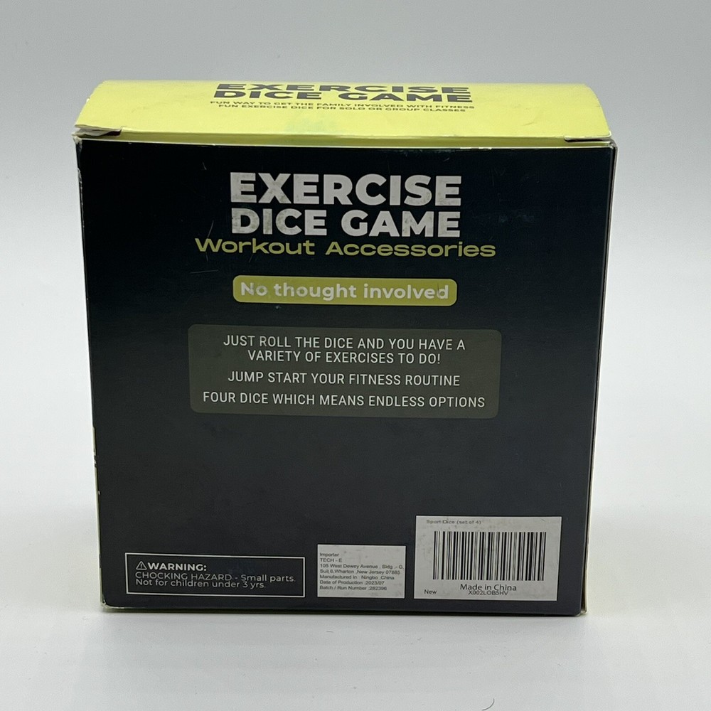 Skywin Workout Dice - Fun Exercise for Solo or Group Classes - 6 Sided