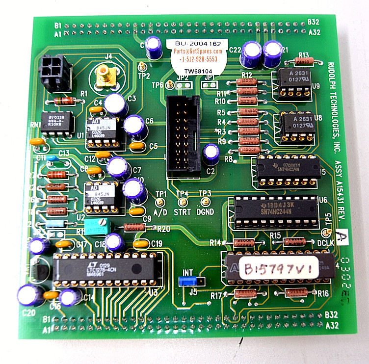 A15431-A / ASSY P-L HEIGHT CONTROL BOARD / RUDOLPH TECHNOLOGIES, INC.