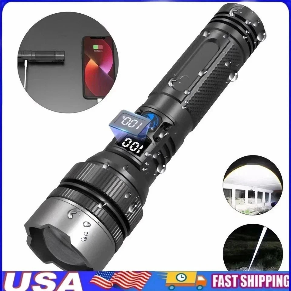 The Ultimate Survival Flashlight Camping Survival Emergency Disaster Flashlight