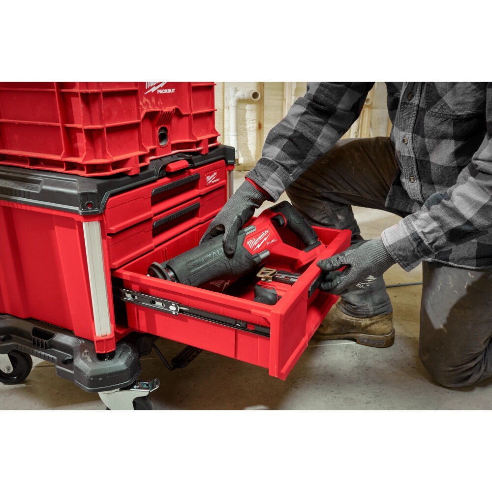 Milwaukee PACKOUT Multi-Depth 3-Drawer Tool Box - Red (48-22-8447)