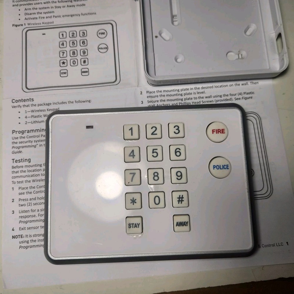 2GIG Wireless Keypad
