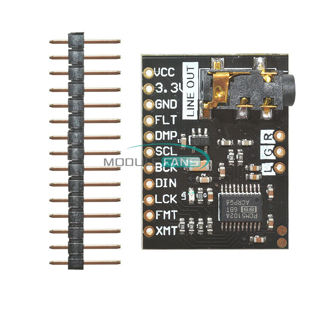 PCM5102 Player Module I2S interface PCM5102 DAC Decoder For Raspberry Pi