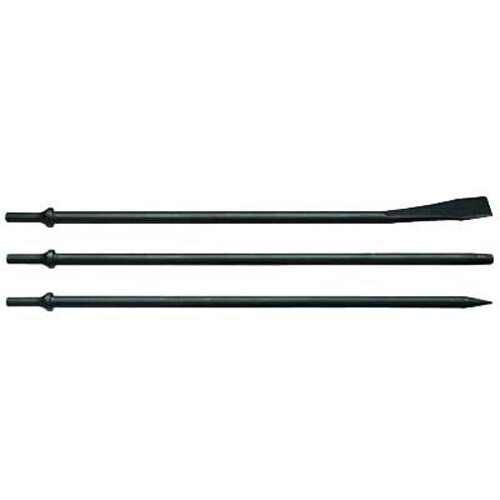 Mayhew Tools 37323 Pneumatic Bit Set, .401 Shank, 3 Pieces, 18" Long Bits