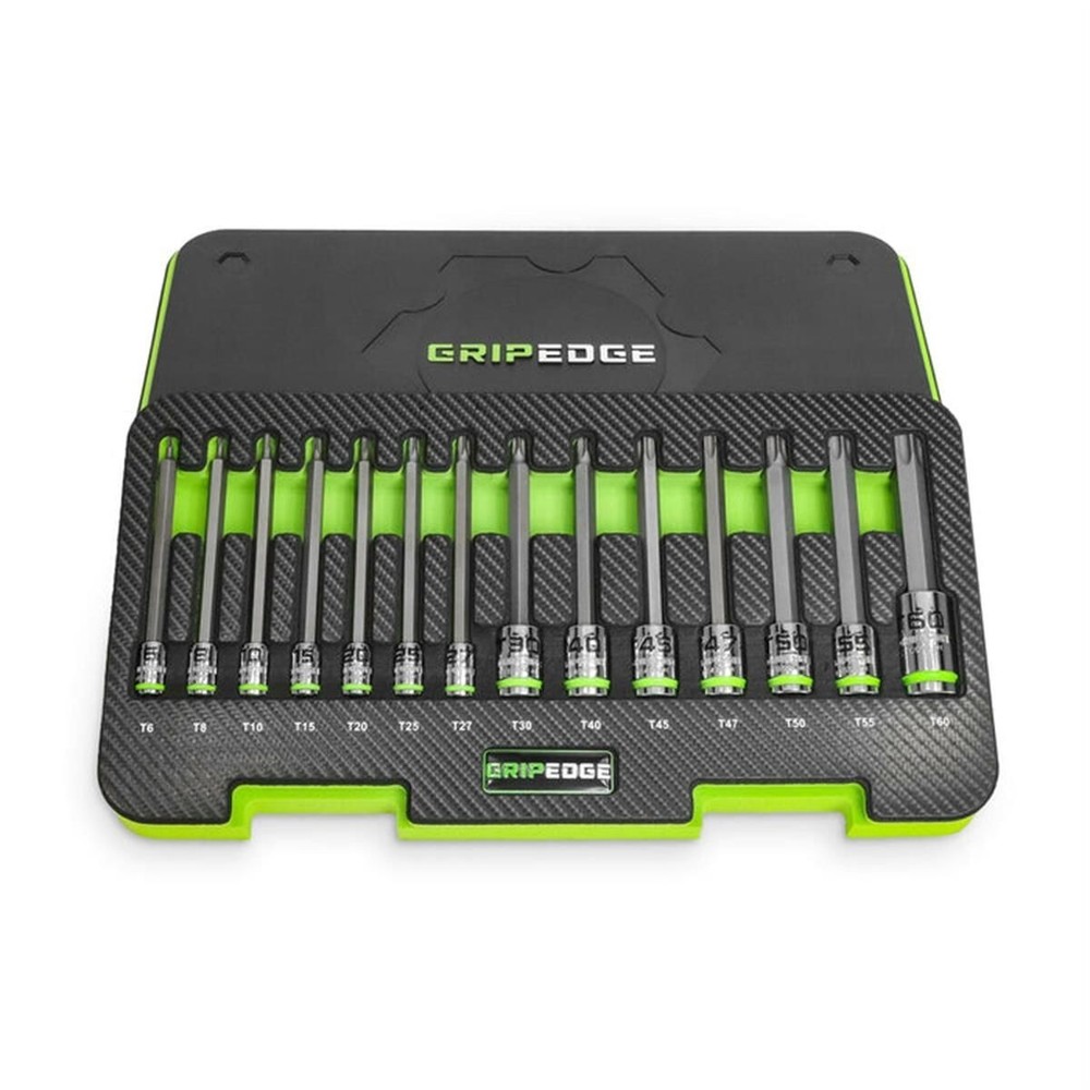 Grip Edge Tools ST14LS 14 Piece Long RPT Star Driver Set