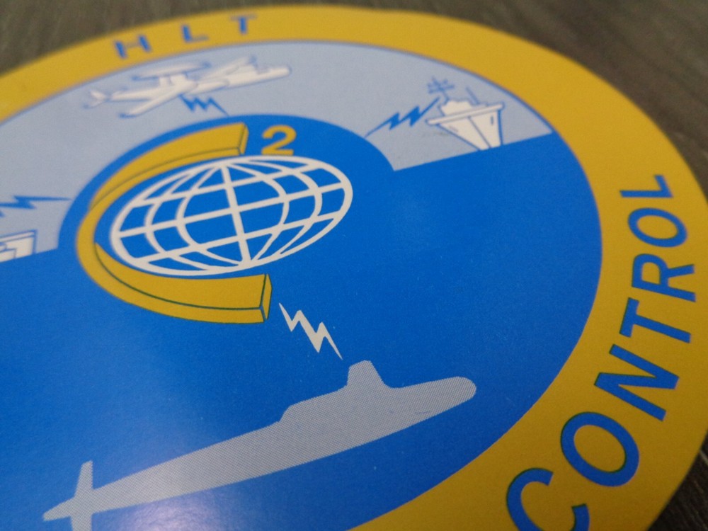 US NAVY STICKER / DECAL HLT COMMAND & CONTROL