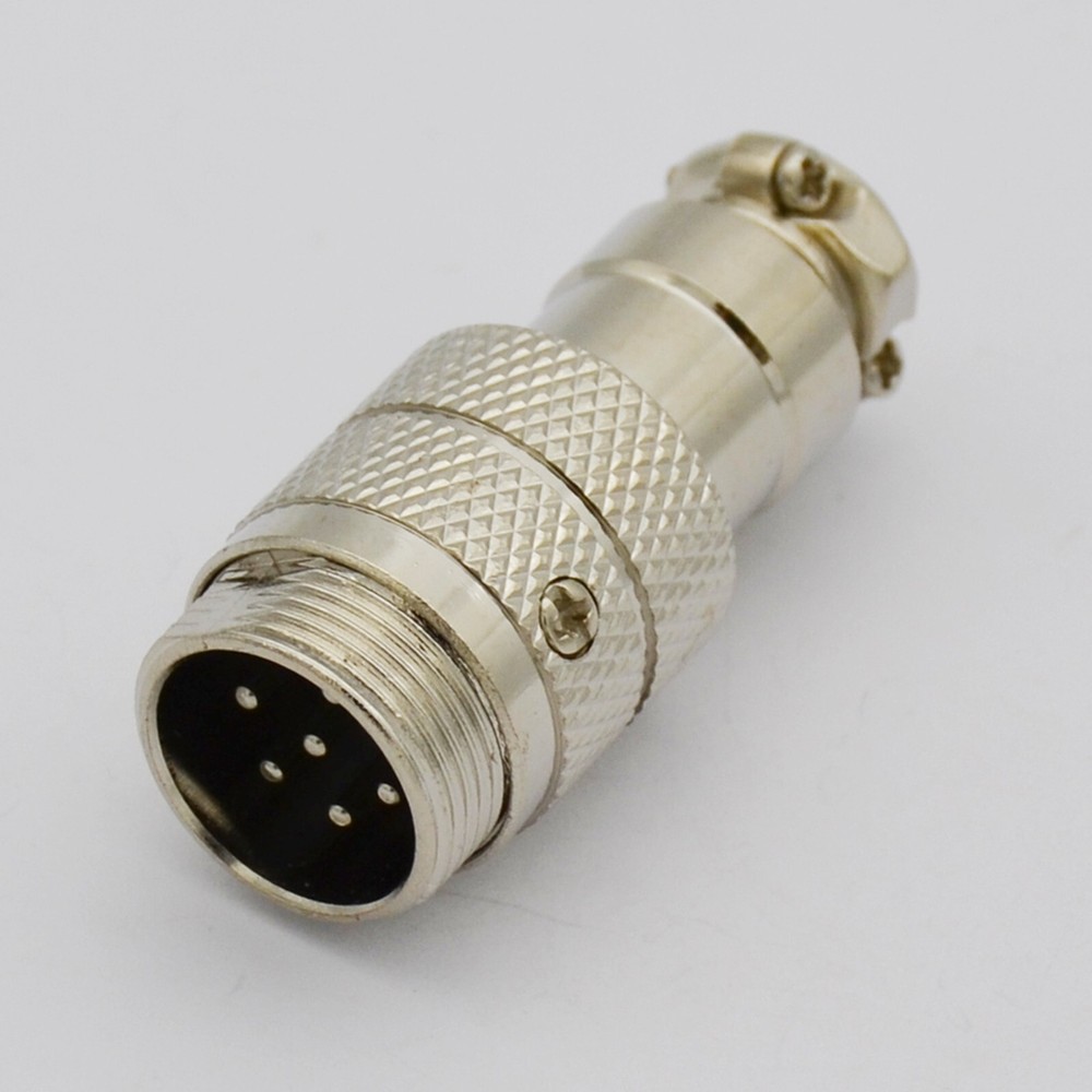 12x 6 Pin Male Microphone Panel Chassis Connector,B6P
