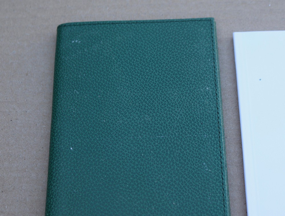 Vintage Rolex Green Leather Memo Notepad Note Book Ref. 70.06.02 Geneva
