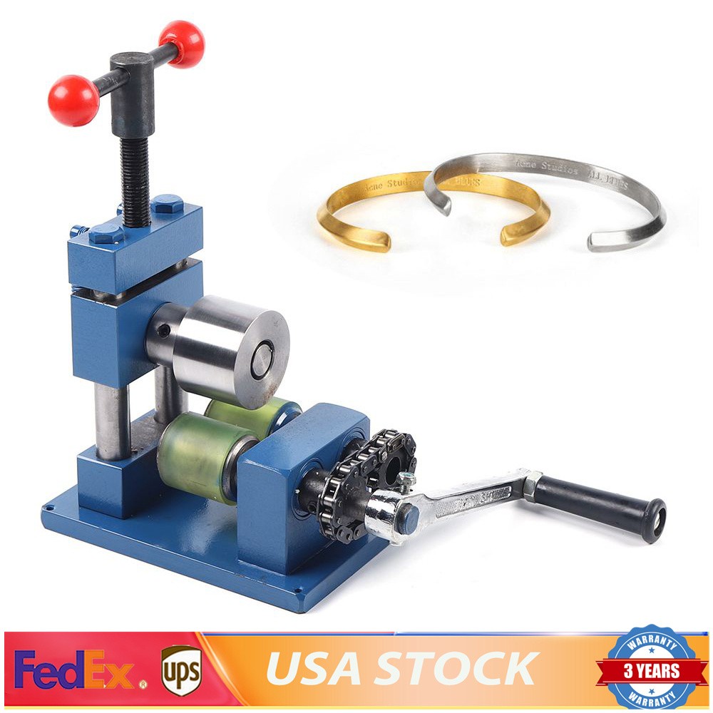 Hand Crank Ring Bracelet Press Bending Machine Making Tool Jewelry Ring Bender