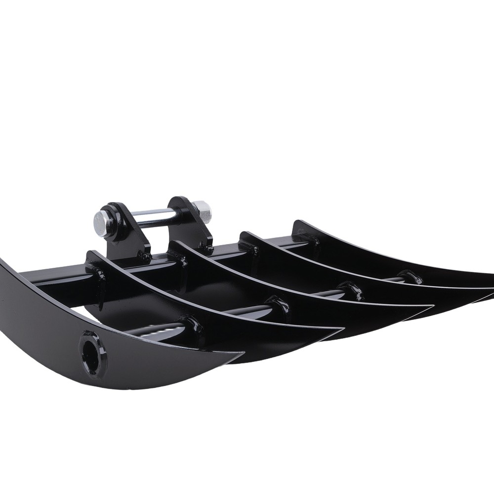 Rake Attachments Tools 19.3" Width for Excavator Soil Removal Ground Leveling