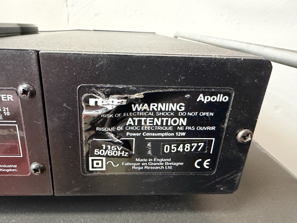 REGA Apollo CD Player - NO Remote