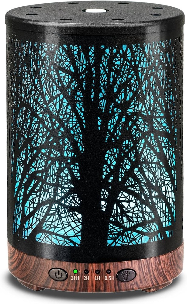 ential Oil Diffuser 120ML Metal Aromatherapy Diffuser with Timer, Cool