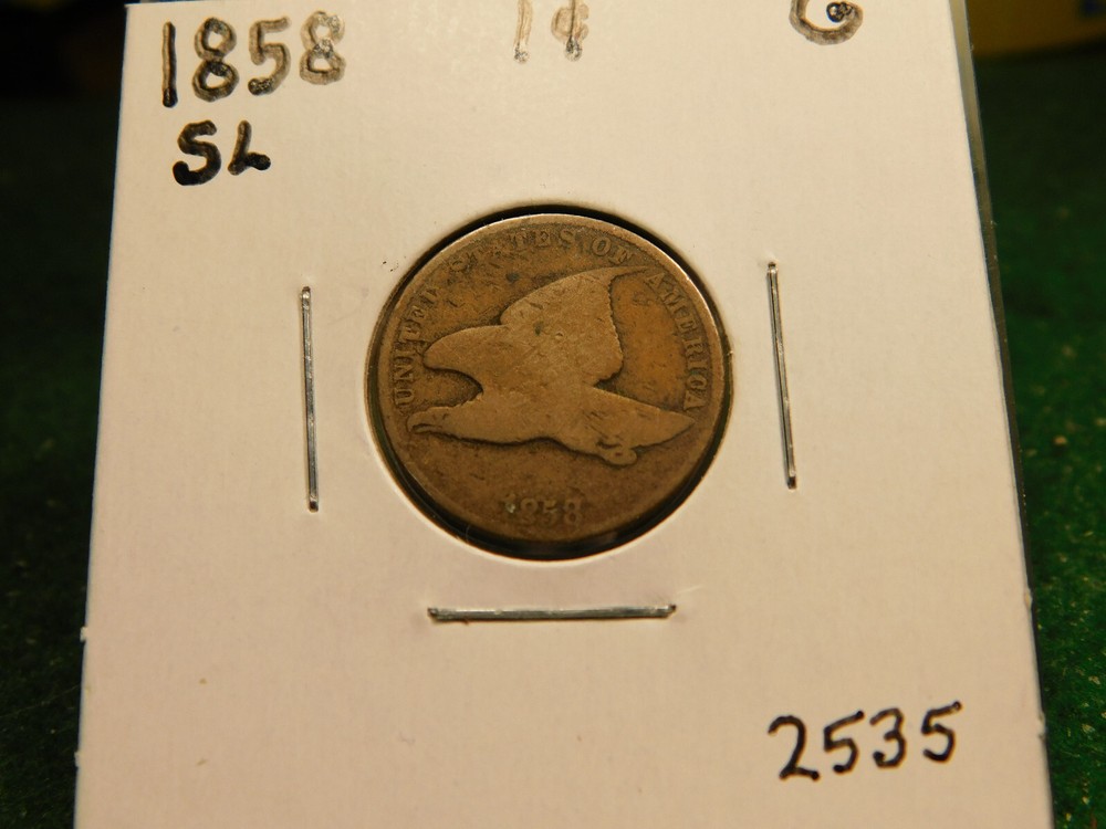1858 Flying Eagle Cent   Item # 2535