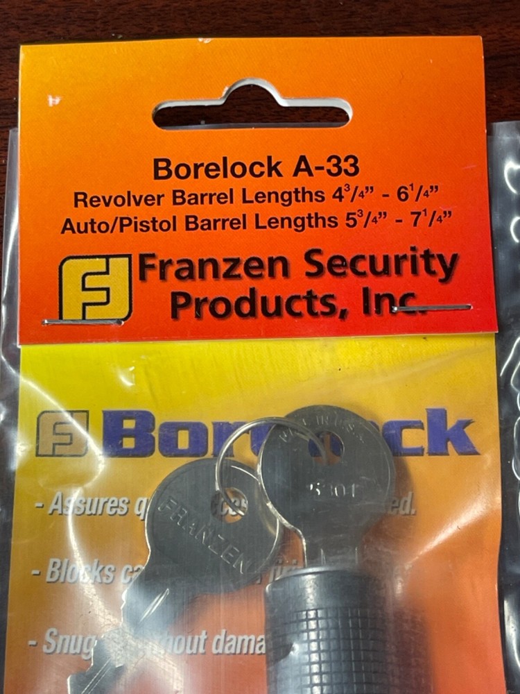 Franzen Security Borelock A-33 gun lock