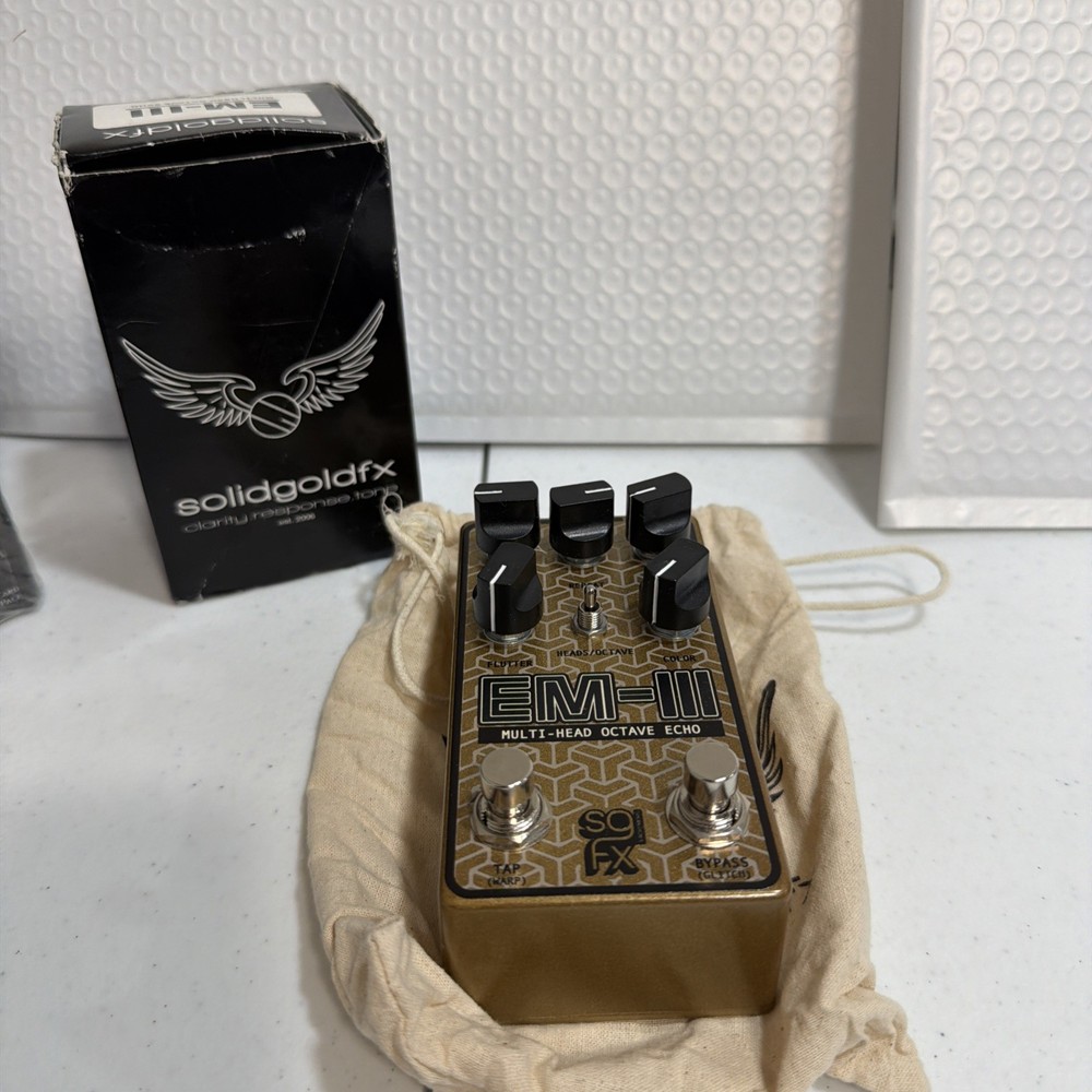 SolidGoldFX EM-III Multi-Head Octave Echo Pedal