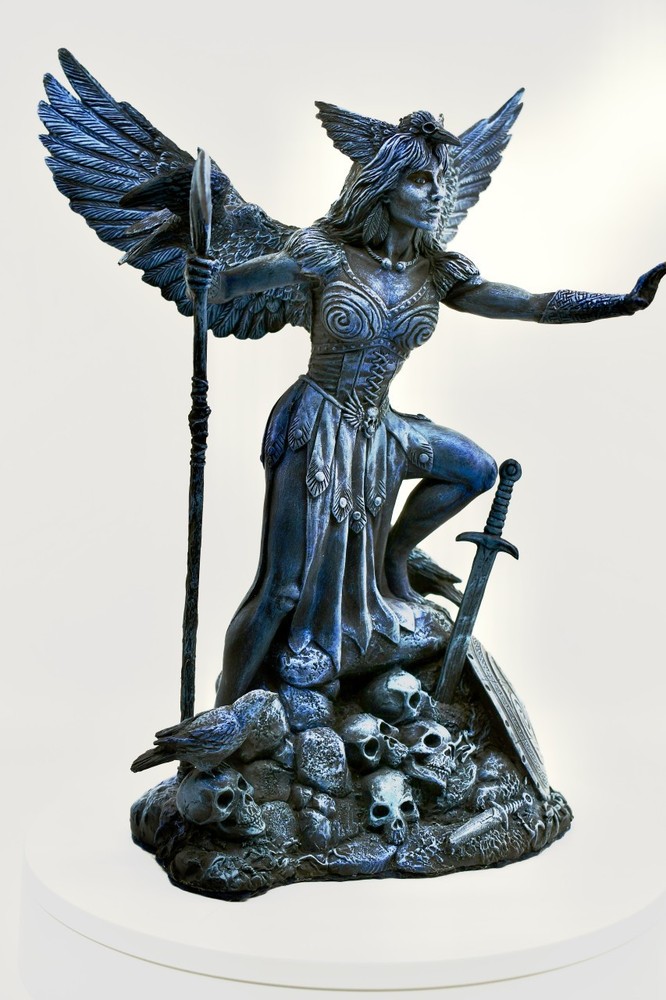 The Morrigan - Hand-cast Statue