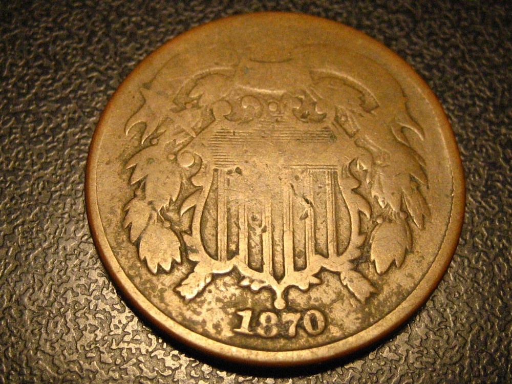 1870 Two Cent Piece BETTER DATE
