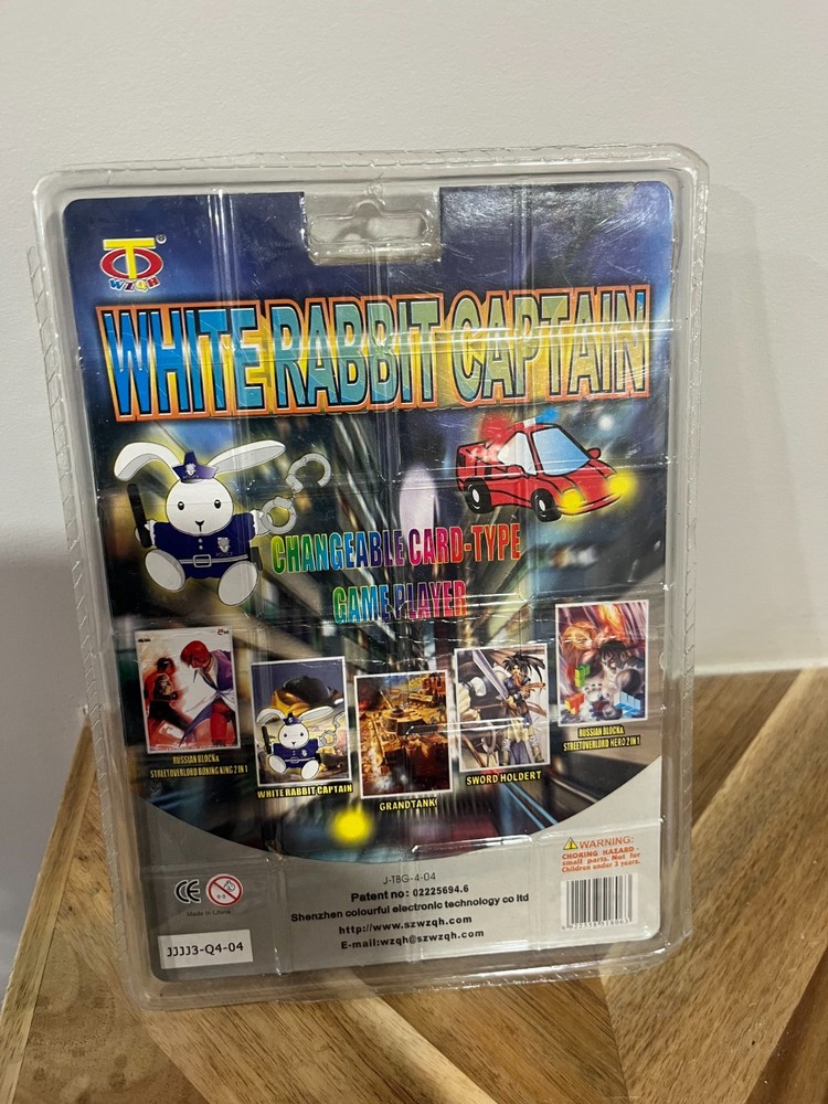 White Rabbit Captain Changeable cartridge Handheld Game Console new