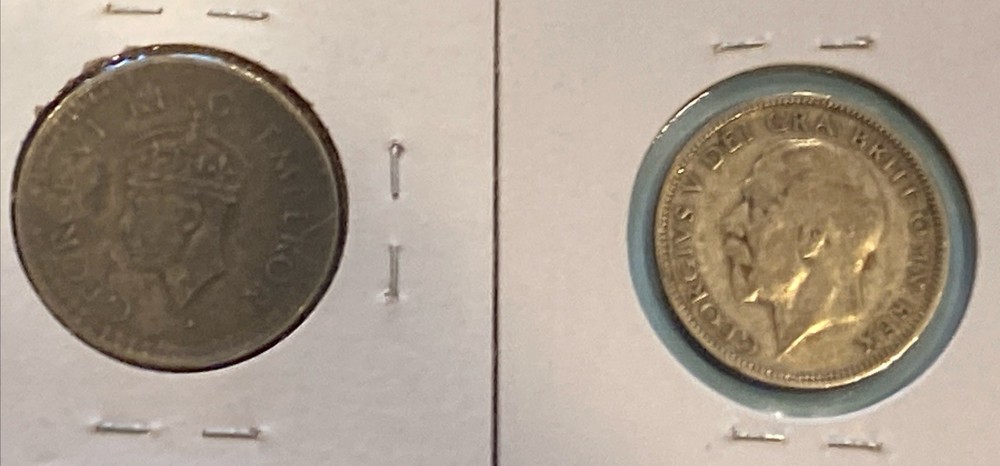 (12) British Empire 50% Silver Coins