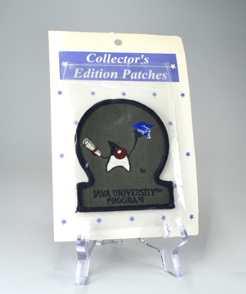 VTG RARE! JavaOne Java University patch w/Sun Microsystems Java Mascot "Duke"