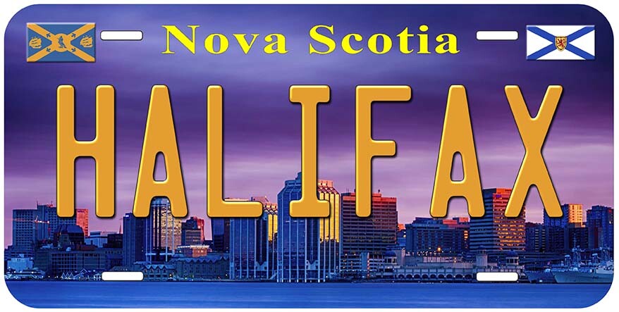 Halifax Canada Novelty Car License Plate