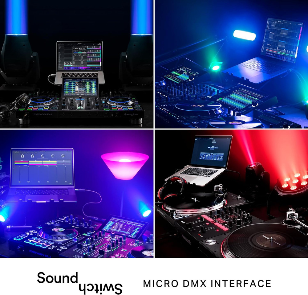 Micro DMX Interface - Ultra-Compact USB to DMX Interface with 3-Month Free Soft