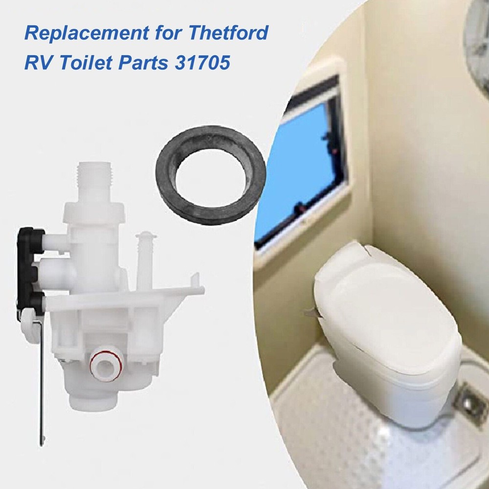 Upgraded Thetford Aqua Magic V Toilet Water Valve Replacement For RV Part# 31705