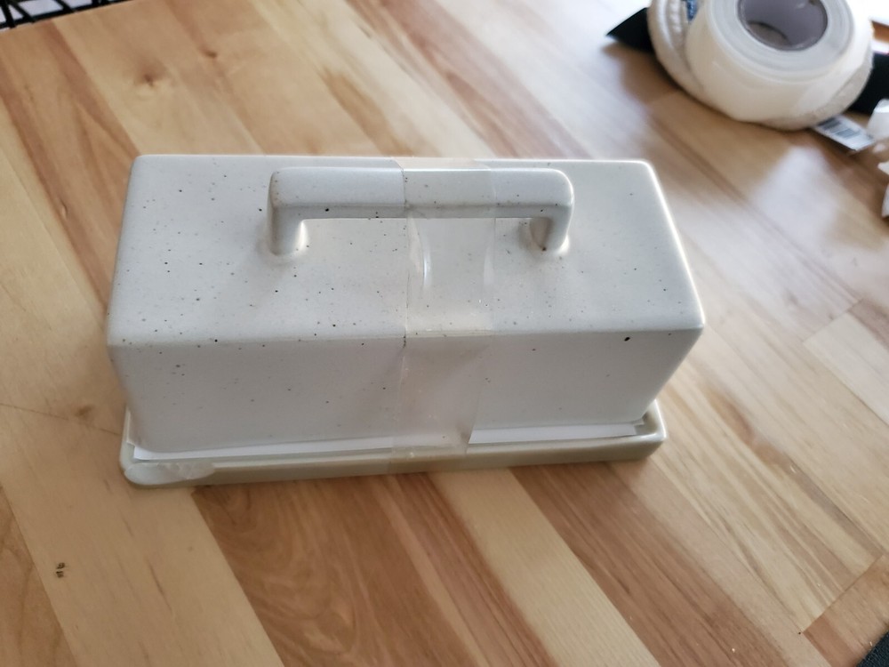 Threshold Stoneware Butter Dish - Chipped