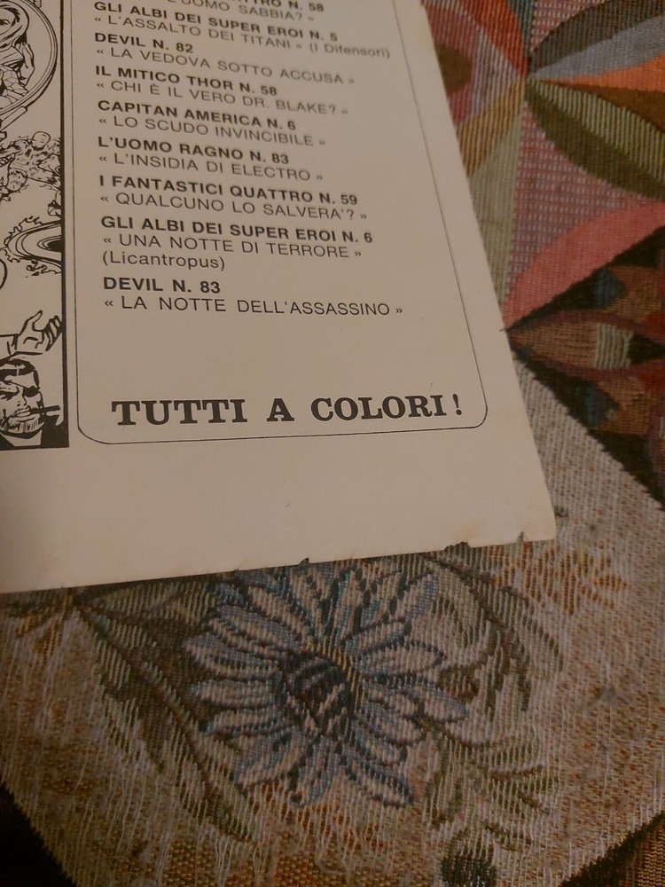Editoriale Corno Il Mitico Thor N. 58 Del 1973