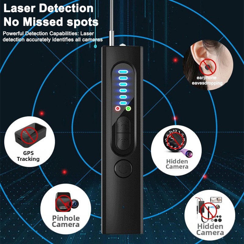 6in1 Camera Detector For Cameras And Bugging Devices With GPS Tracking