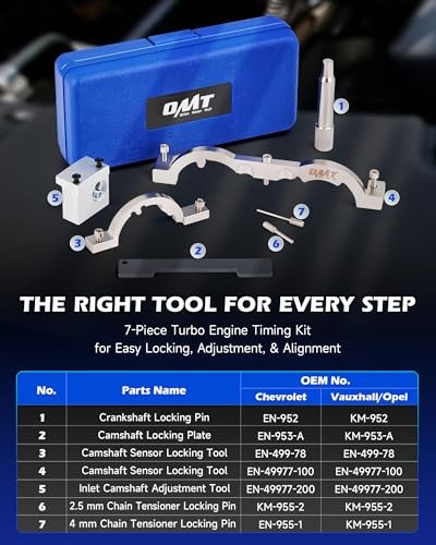 Turbo Engine Timing Tool Kit Engine Camshaft Alignment Tool Set blue