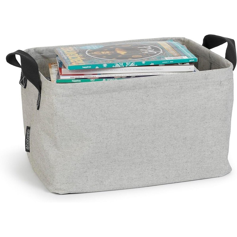 Collapsible Laundry Basket Foldable Hamper Water Resistant Storage Soft Handles